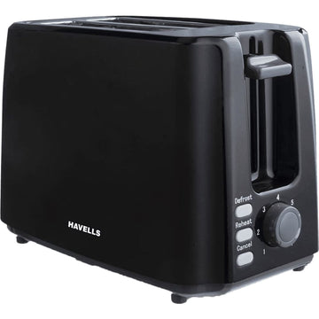 Havells 2 Slice GHCPTCJK075 Crisp Plus 700 W 7 Heat Setting With Electronic Variable Browning Automatic Pop-up Toaster (Black)